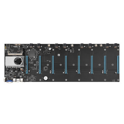Celeron 1037U 8 Gpu Mining Rig Motherboard 8 PCIE 16X 65mm Spacing
