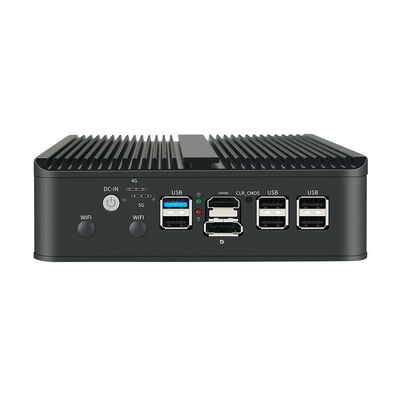 Intel ® J6412 cpu 4*2.5G LAN 6 USB Firewall appliance pFsense soft router fanless mini industry pc