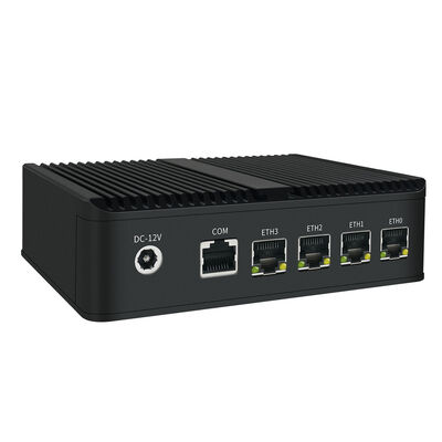 Intel ® J6412 cpu 4*2.5G LAN 6 USB Firewall appliance pFsense soft router fanless mini industry pc
